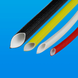 Gaine en fibre de verre en caoutchouc de silicone (caoutchouc int&eacute;rieur et fibre ext&eacute;rieure) -SB-SRS-70