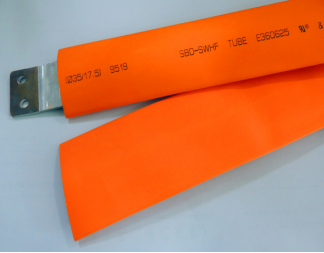 Tube thermor&eacute;tractable orange ignifuge V0 pour v&eacute;hicule &agrave; &eacute;nergie nouvelle-SBD-SWHF-EV