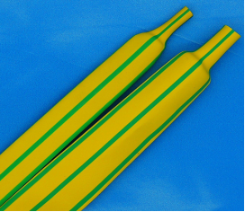 Tube thermor&eacute;tractable jaune et vert (2:1 et 3:1) -SBD-SWHF-YG