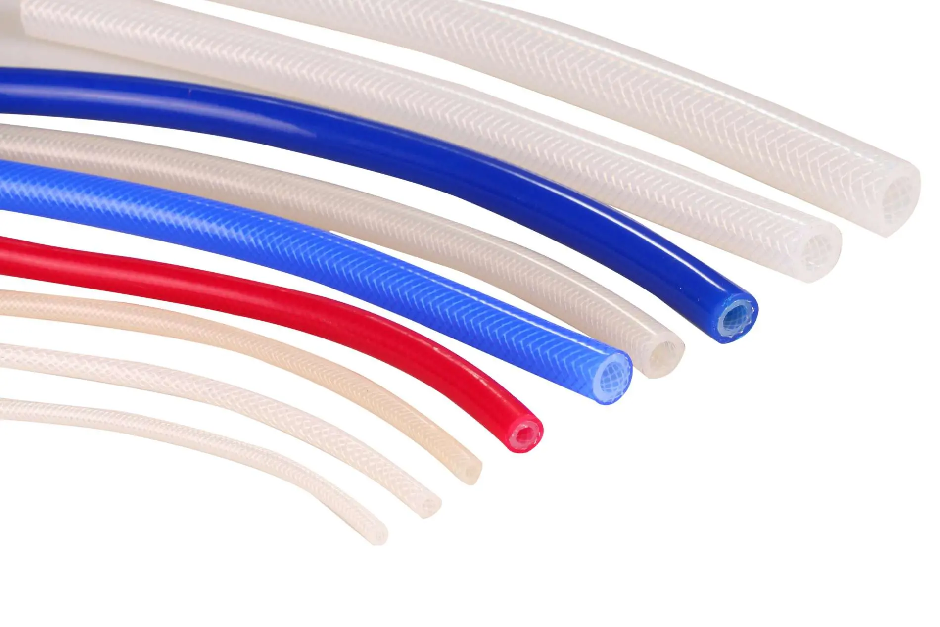 Tube renforc&eacute; de caoutchouc de silicone-SBS-SRRT